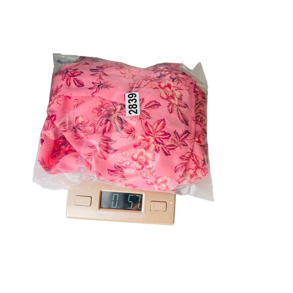 Loft Womens Pink Floral Print Blouse M‎ - Picture 6 of 6